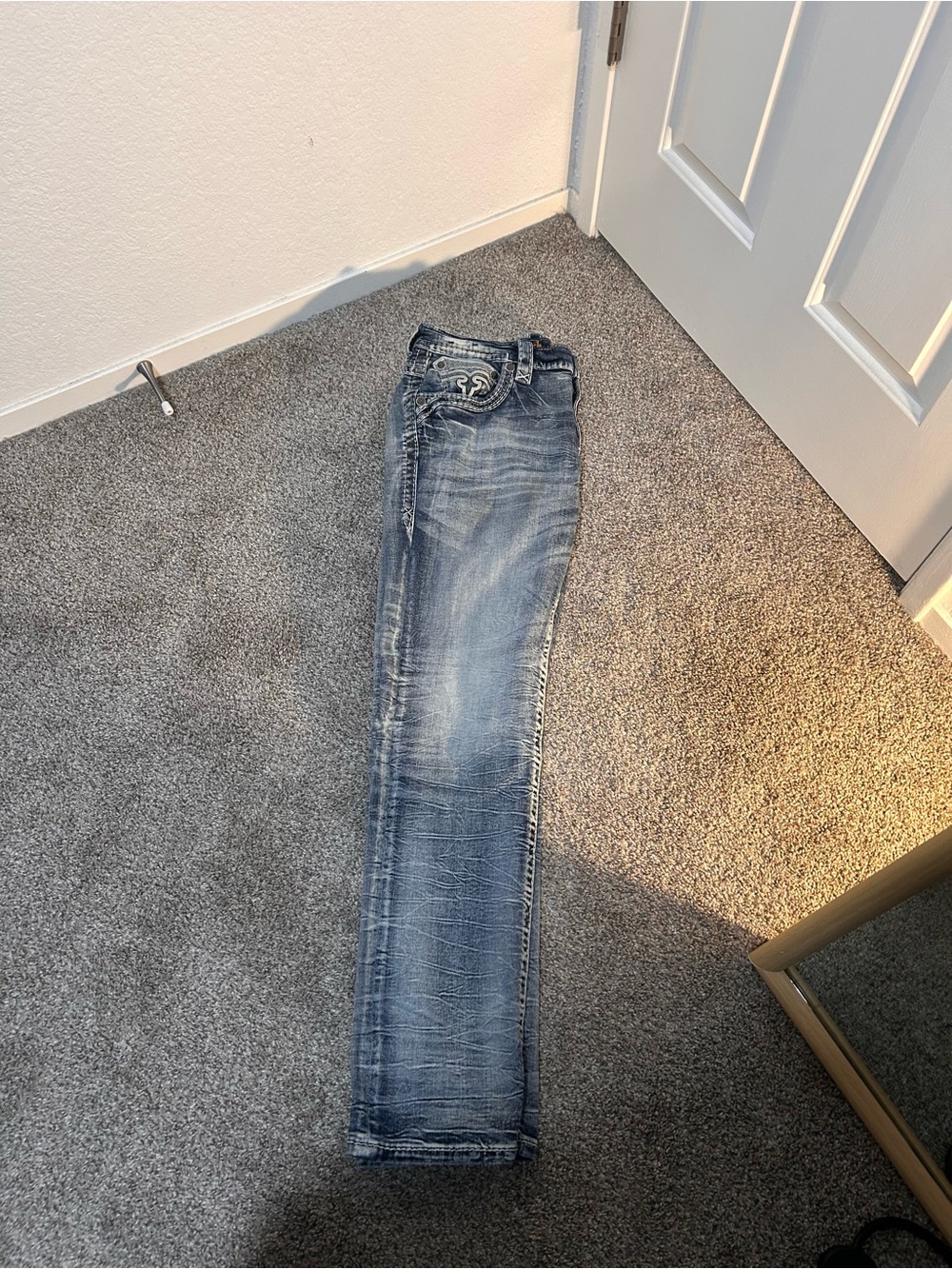 Straight Light Blue Men's Jeans